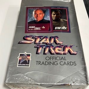 Star Trek official trading cards unopened box 1991